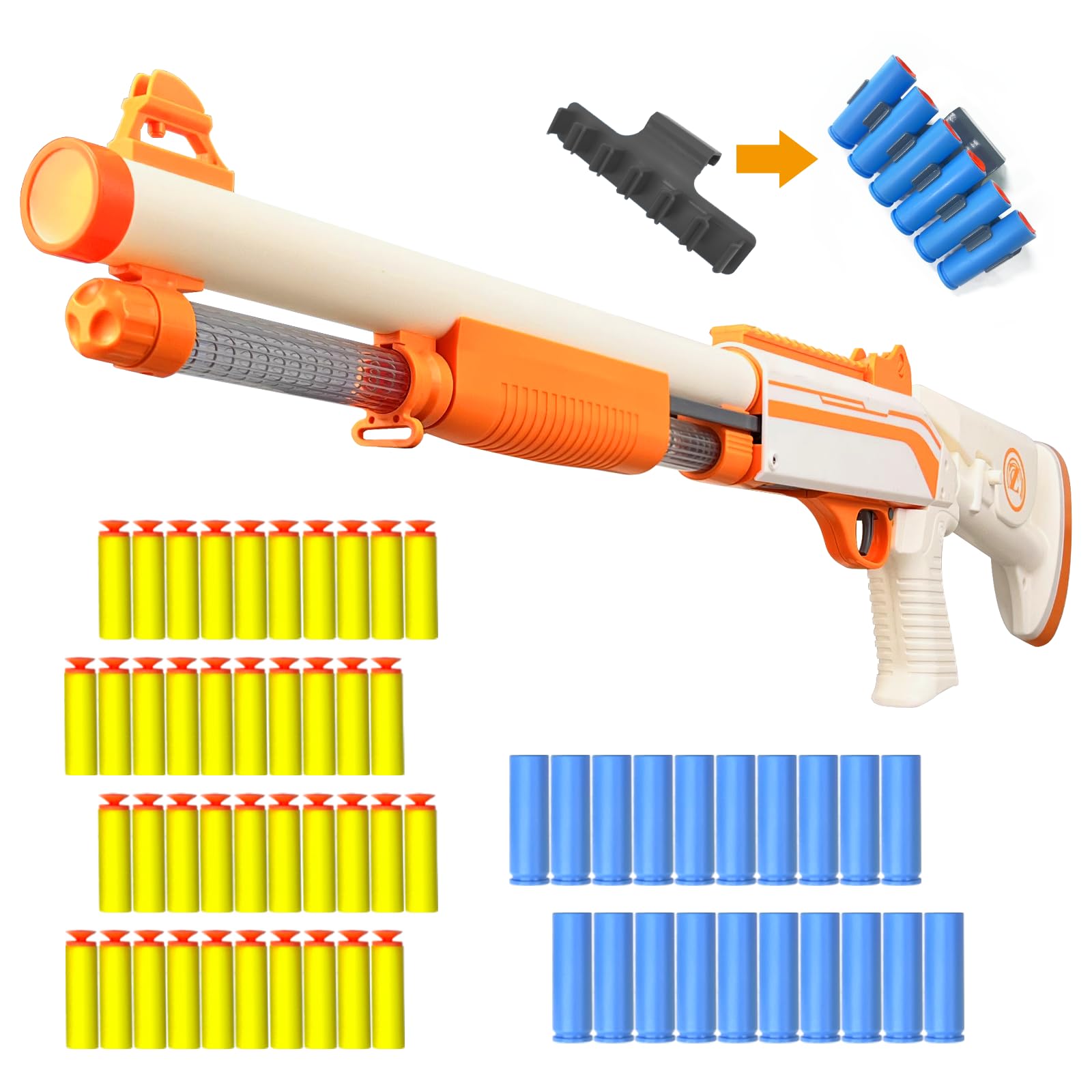 Amazon.co.jp: AGM MASTECH おもちゃのショットガン、柔らかい弾の射的